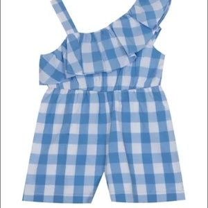 Baby girl 6-9 fall flannel one piece